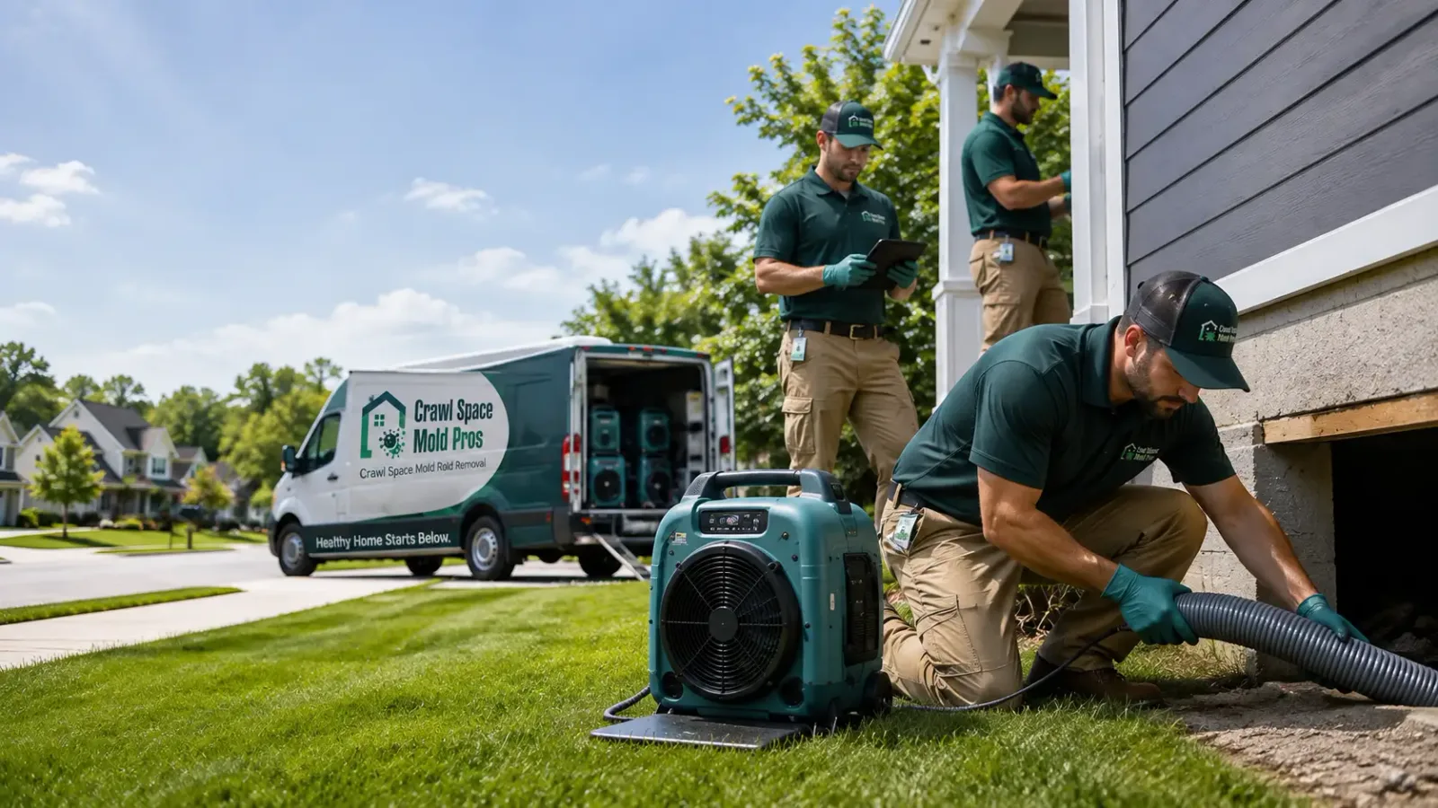 Crawl Space Mold Removal in Newman Lake, WA